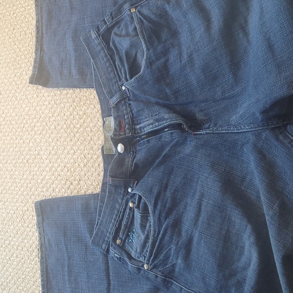 Basic Code 38 34 jeans blue jeans casual worn distressed men's jeans - Picture 14 of 14